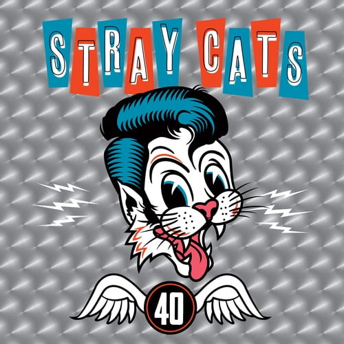 The Stray Cats 7 inch window vinyl decal sticker
